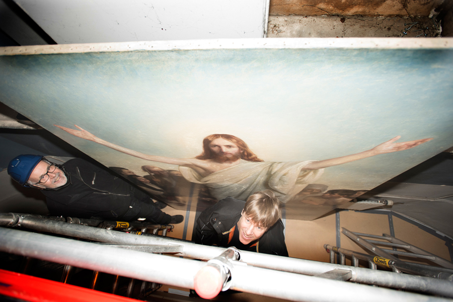 ”Christus consolator” är målad av Carl Bloch. Foto: Sayed Khatib