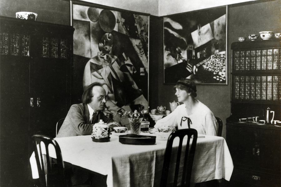 Herwarth och Nell Walden 1916 i Berlin.