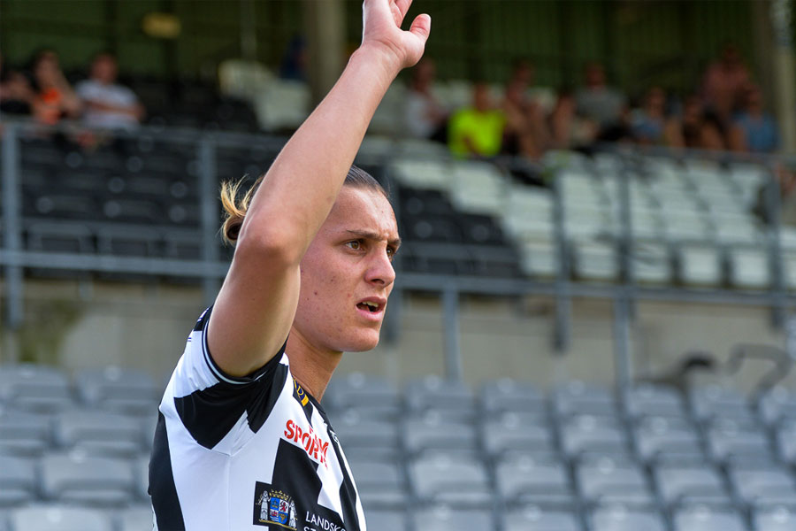 Jonathan Levi gjorde BoIS mål mot Mjällby. Tyvärr räckte det dock inte till seger. Foto: Ulf Bjarke, Foto261.se