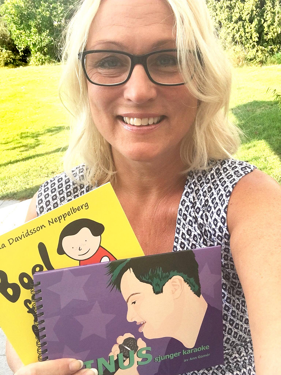 Ann Gomérs böcker är åter nominerade för en fin internationell utmärkelse. Foto: Selfie.