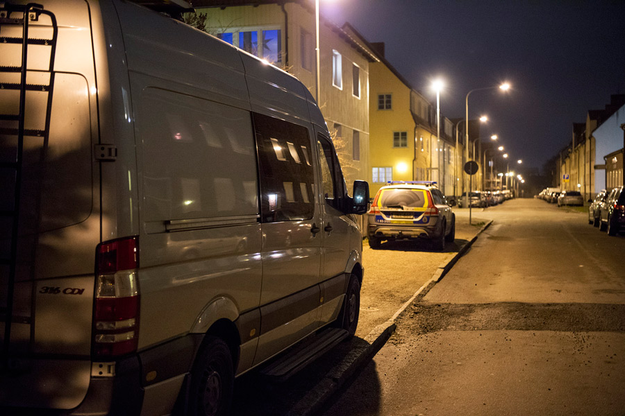 En kvinna greps på Bryggargatan sent på nyårsafton och är nu misstänkt för mordförsök på en man. Foto: André Tajti, AT-Foto.se