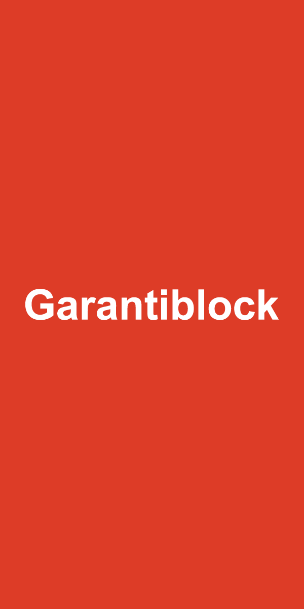 Garantiblock standardbild